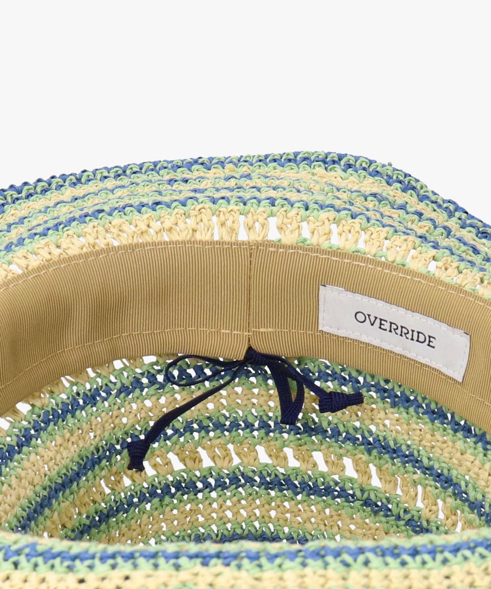 OVERRIDE  PAPER BO CROCHET HAT — 商品写真 17