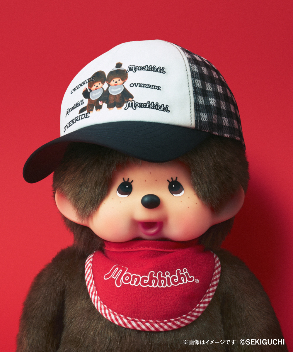 【予約】OVERRIDE  x Monchhichi MESH CAP-CHECK