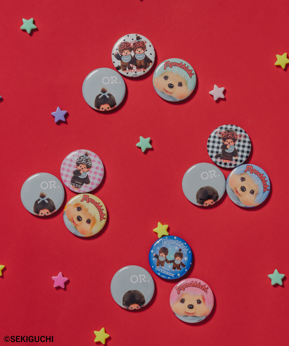 OVERRIDE x Monchhichi BADGE 38mm