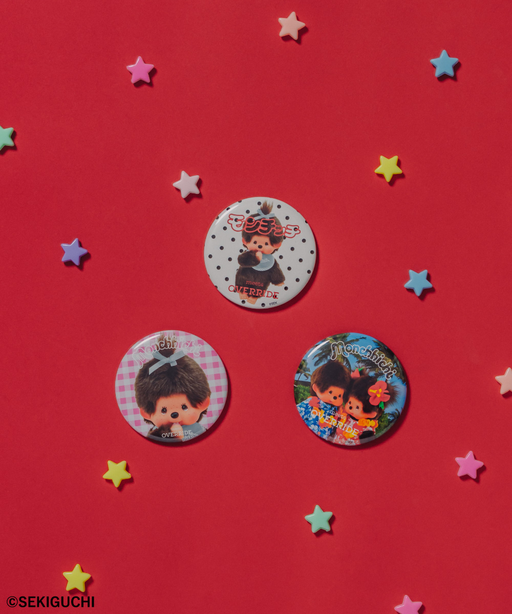 OVERRIDE x Monchhichi BADGE 57mm