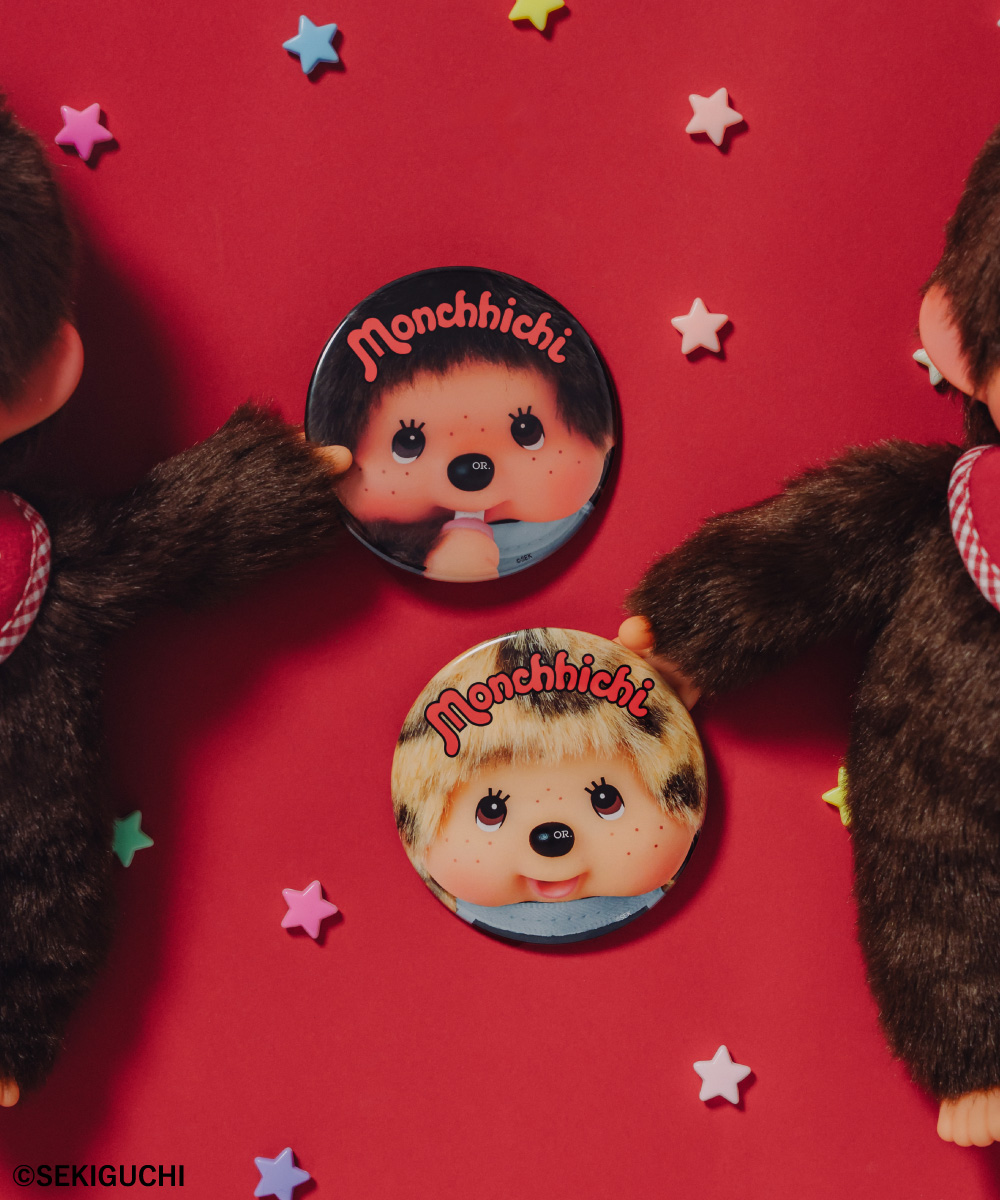 OVERRIDE x Monchhichi BADGE 76mm