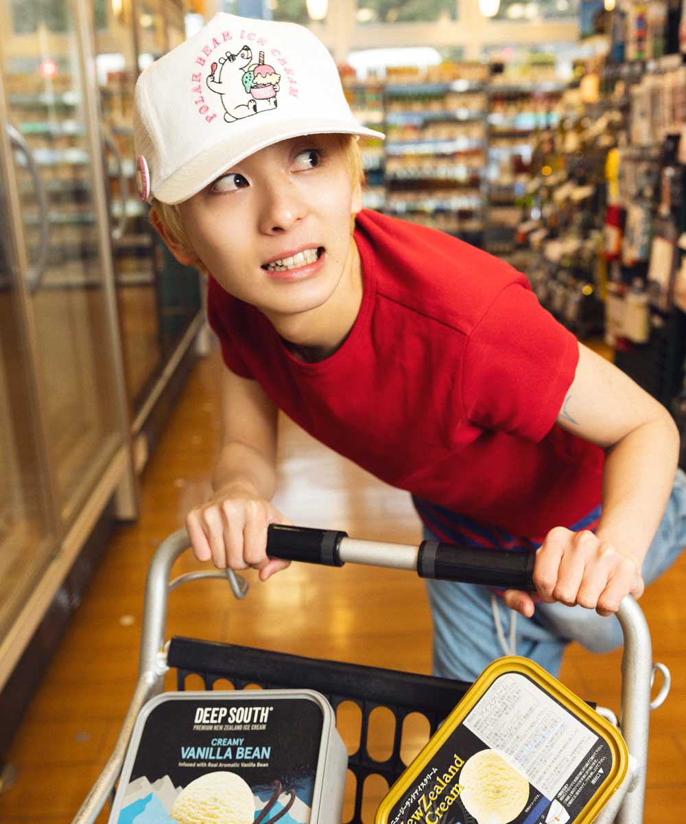 TalkMart  POLER BEAR ICE CREAM CAP / トークマート