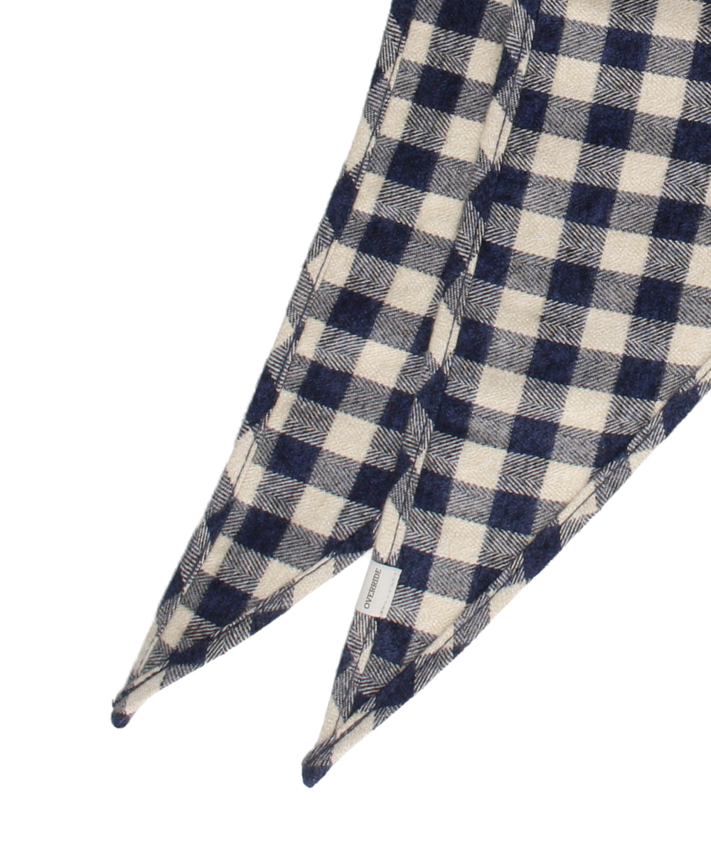 OVERRIDE  CHECK PATTERN SCARF&CAP — 商品写真 32