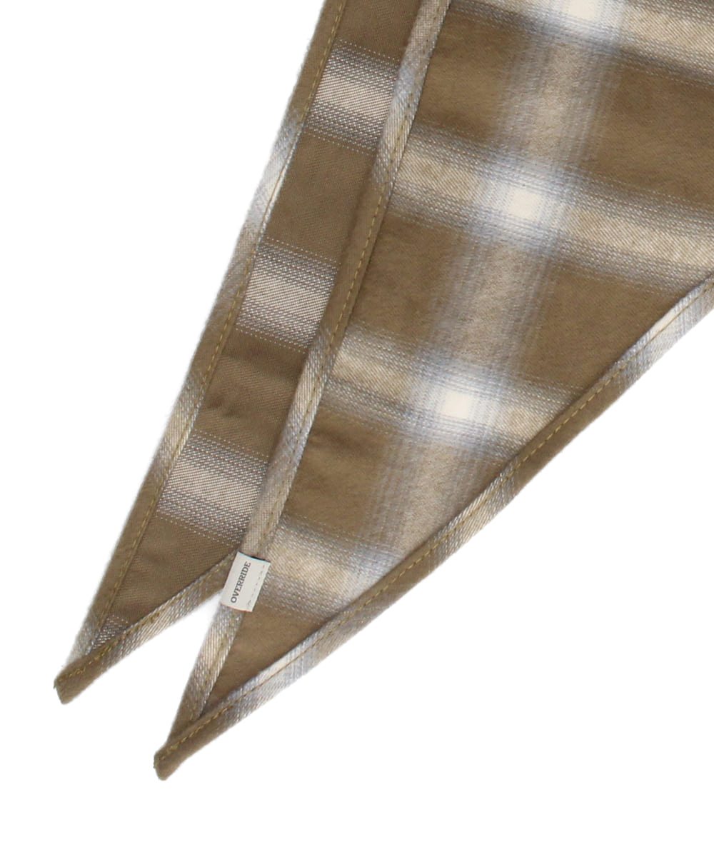 OVERRIDE  CHECK PATTERN SCARF&CAP — 商品写真 13
