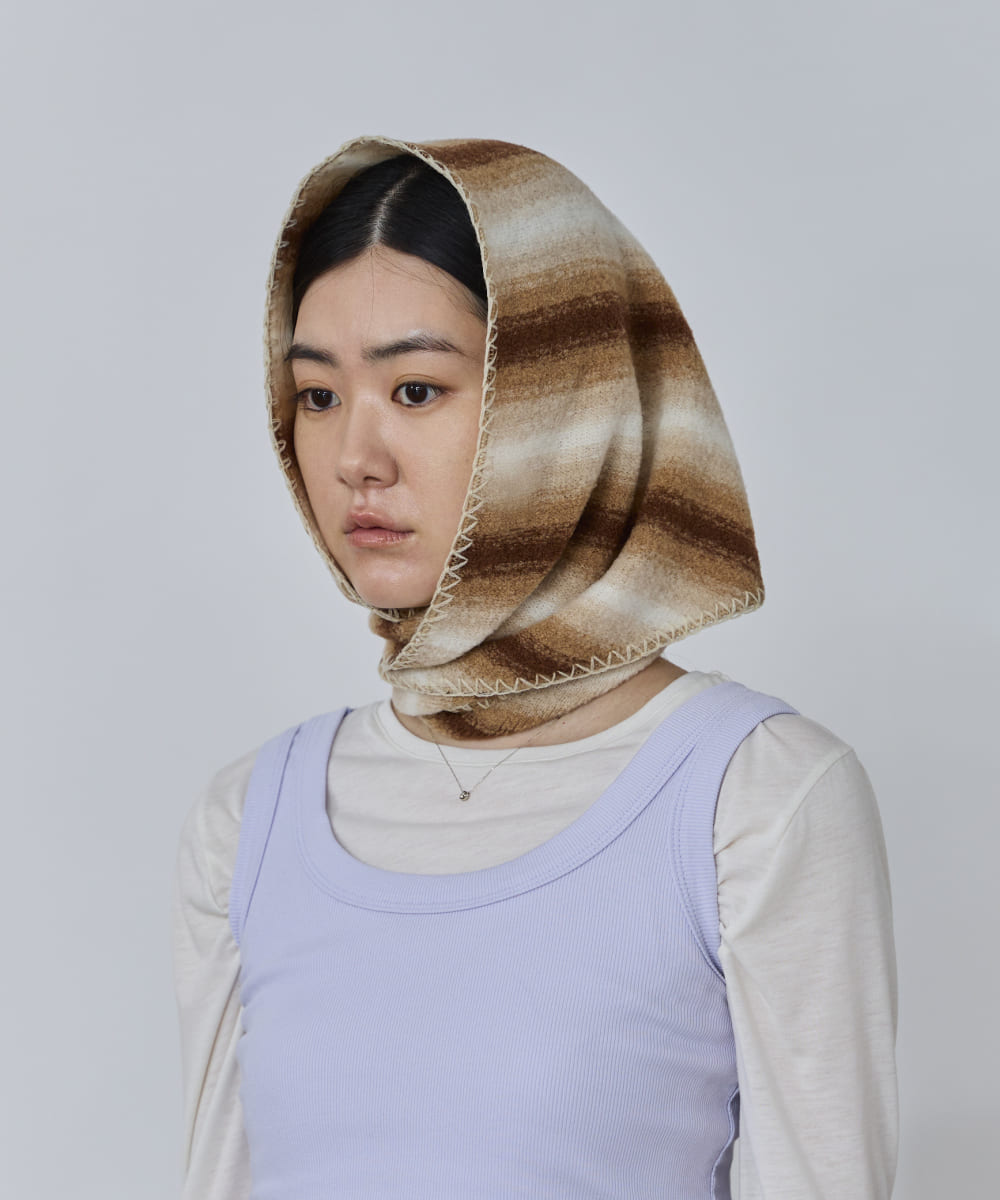 OVERRIDE  KNIT GRADATION SCARF