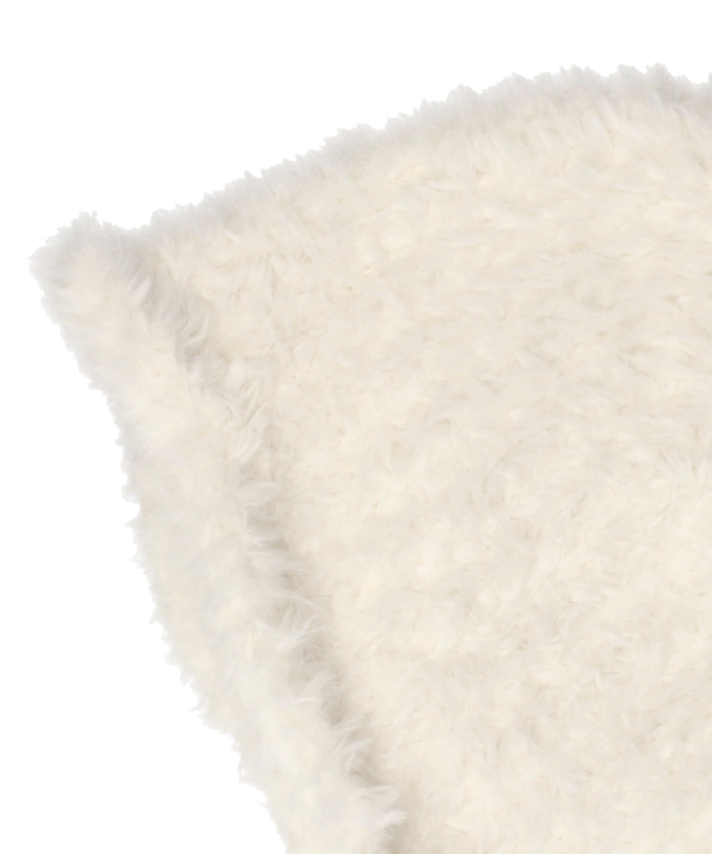 OVERRIDE  KNIT FURRY BONNET HOOD — 商品写真 7