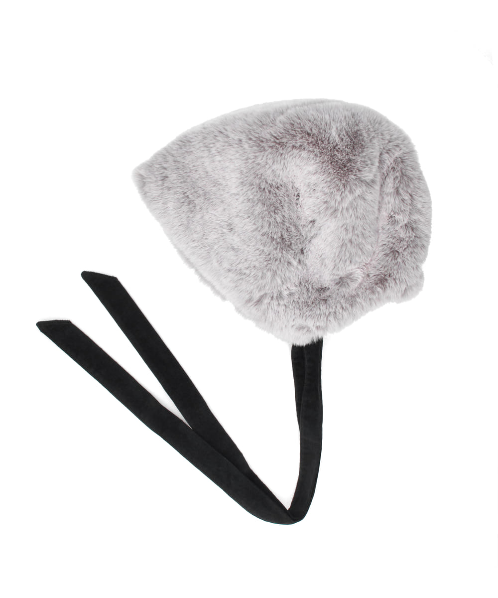 OVERRIDE  CORD MIX FUR BONNET — 商品写真 14
