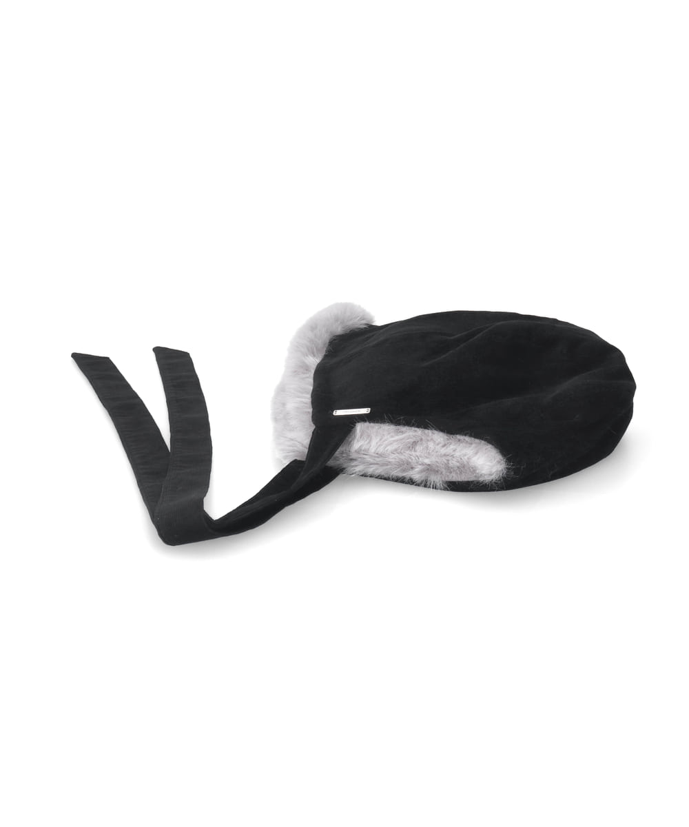 OVERRIDE  CORD MIX FUR BONNET — 商品写真 15