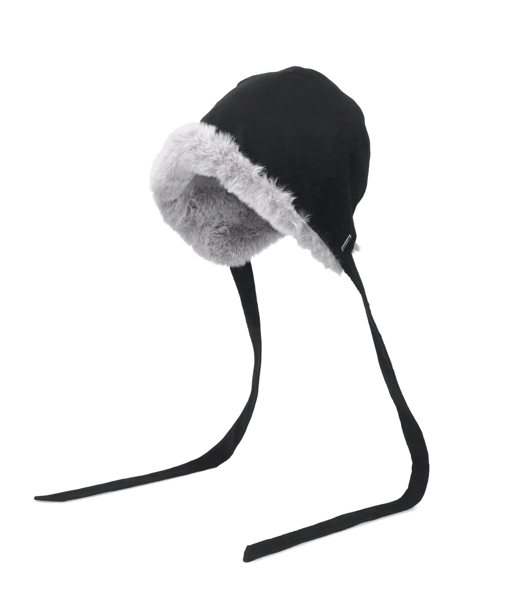 OVERRIDE  CORD MIX FUR BONNET — 商品写真 16