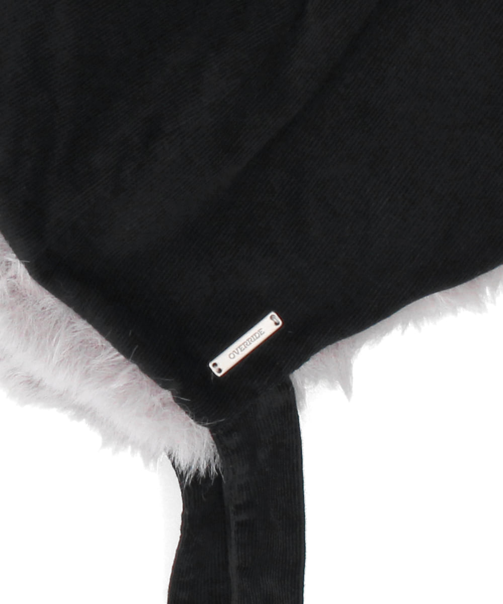 OVERRIDE  CORD MIX FUR BONNET — 商品写真 20