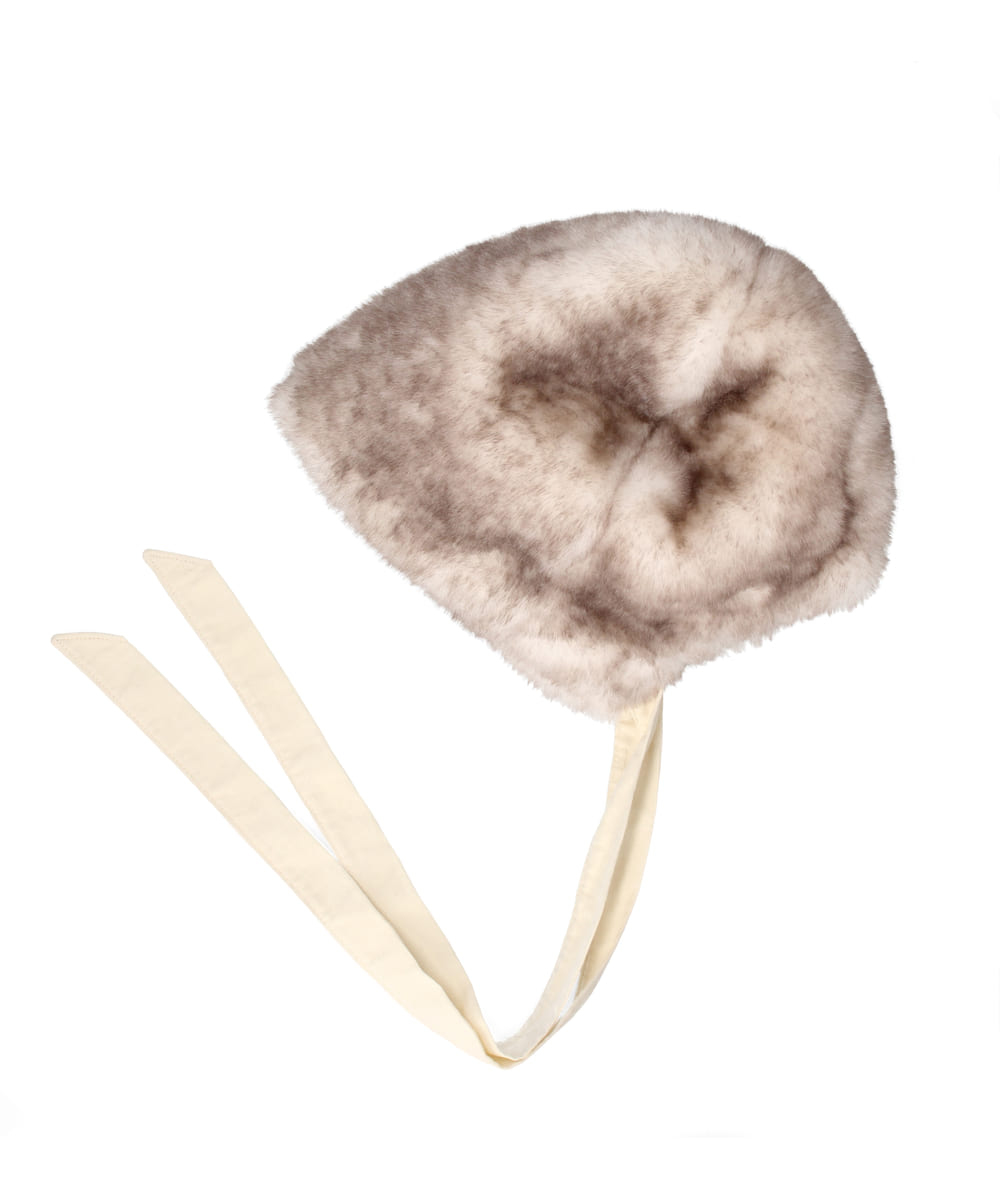 OVERRIDE  CORD MIX FUR BONNET — 商品写真 10