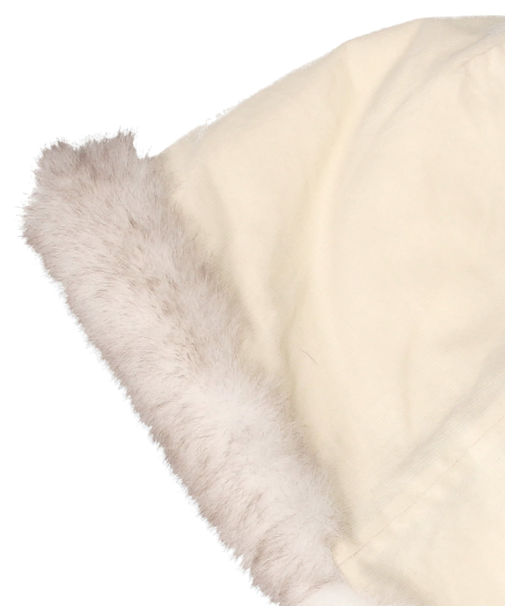 OVERRIDE  CORD MIX FUR BONNET — 商品写真 11