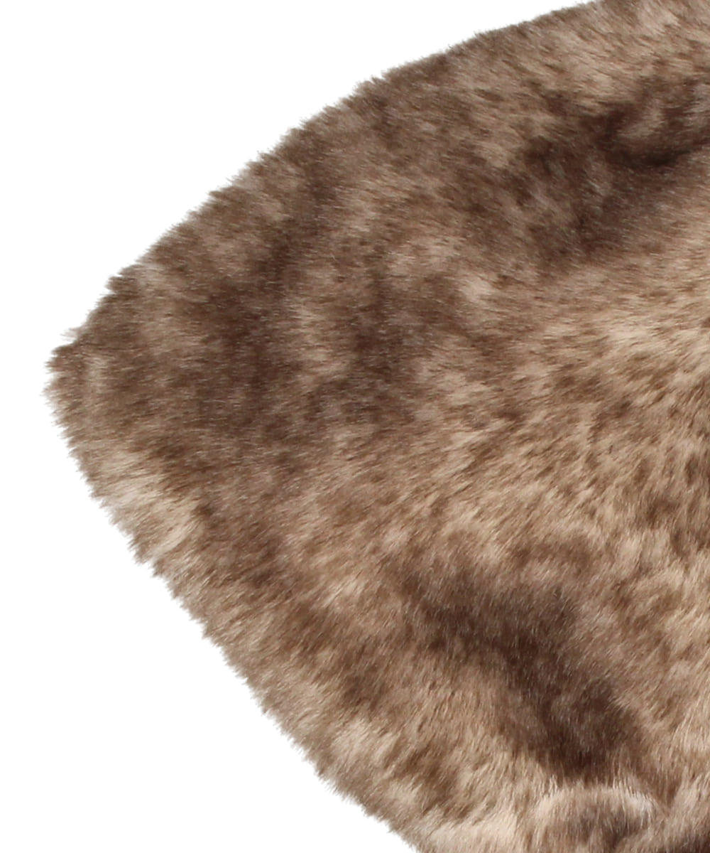 OVERRIDE  CORD MIX FUR BONNET — 商品写真 32
