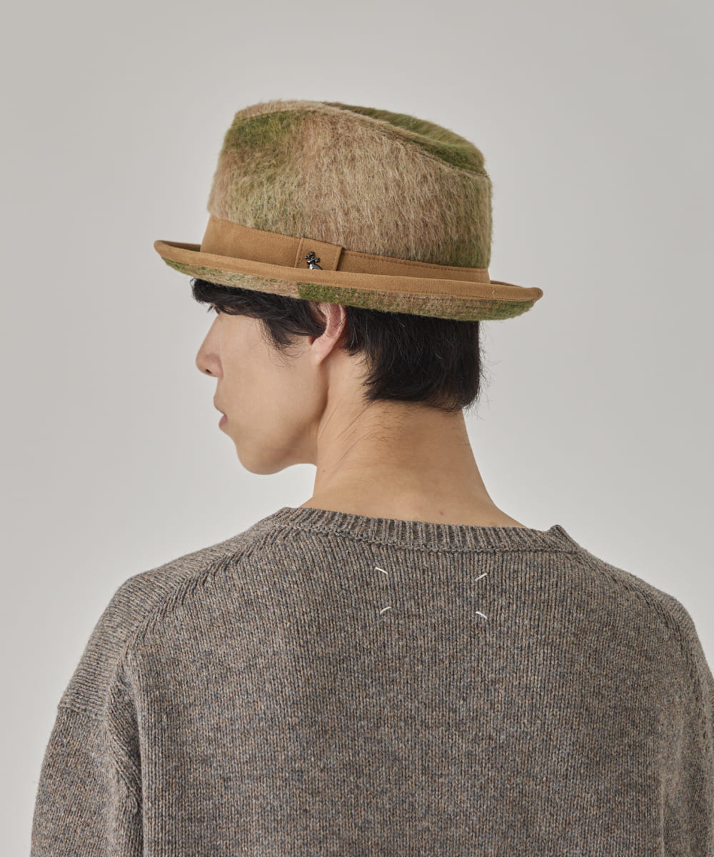 arth Shaggy Check Tiro | 58cm(58) BROWN (91) | arth / アース | HAT