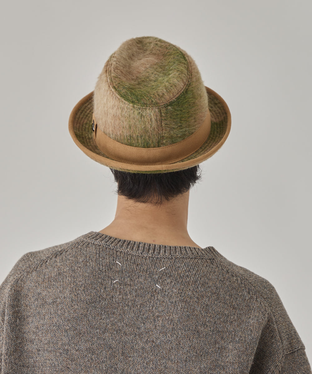 arth Shaggy Check Tiro | 58cm(58) BROWN (91) | arth / アース | HAT