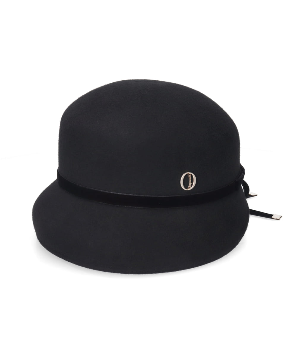 Chapeau d' O  Back Ribbon Felt Cloche — Product photo 9