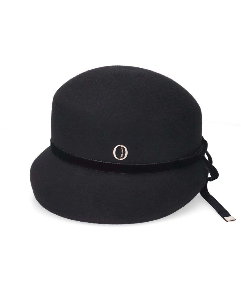 Chapeau d' O  Back Ribbon Felt Cloche — Product photo 11