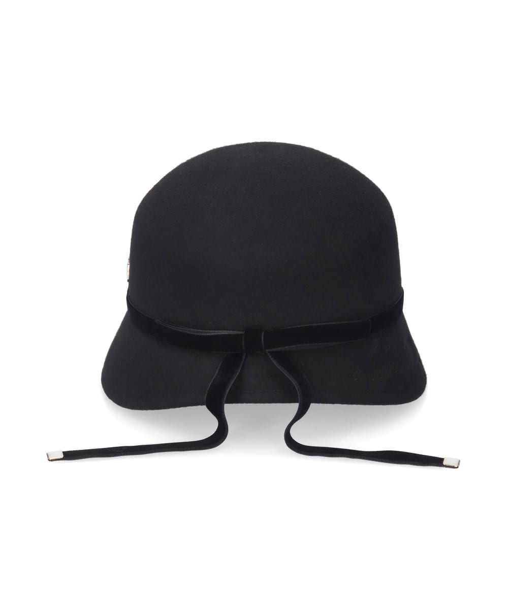 Chapeau d' O  Back Ribbon Felt Cloche — Product photo 12