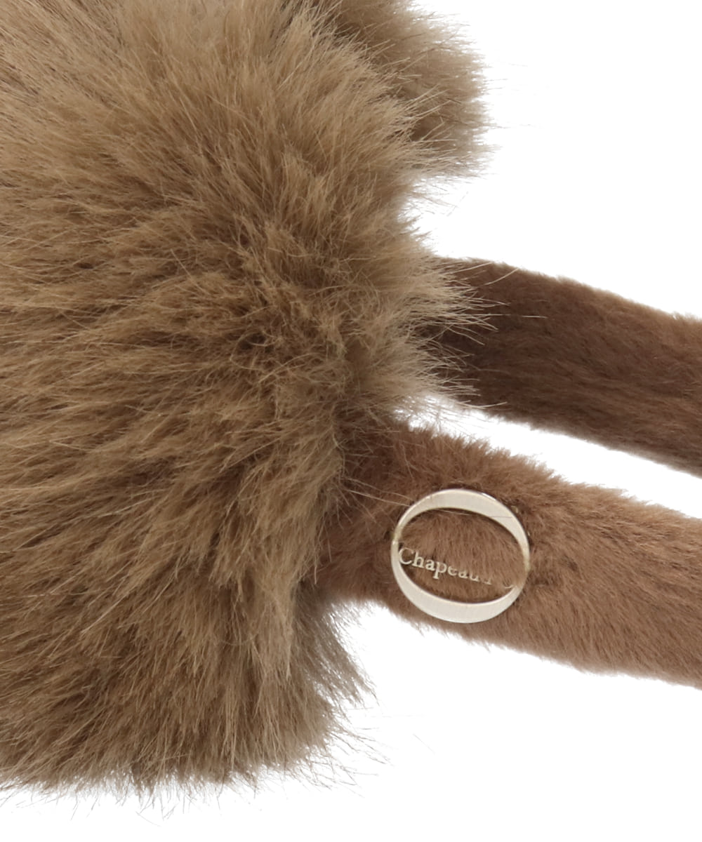 Chapeau d' O  Fox Fake Fur Earmuff — 商品写真 8
