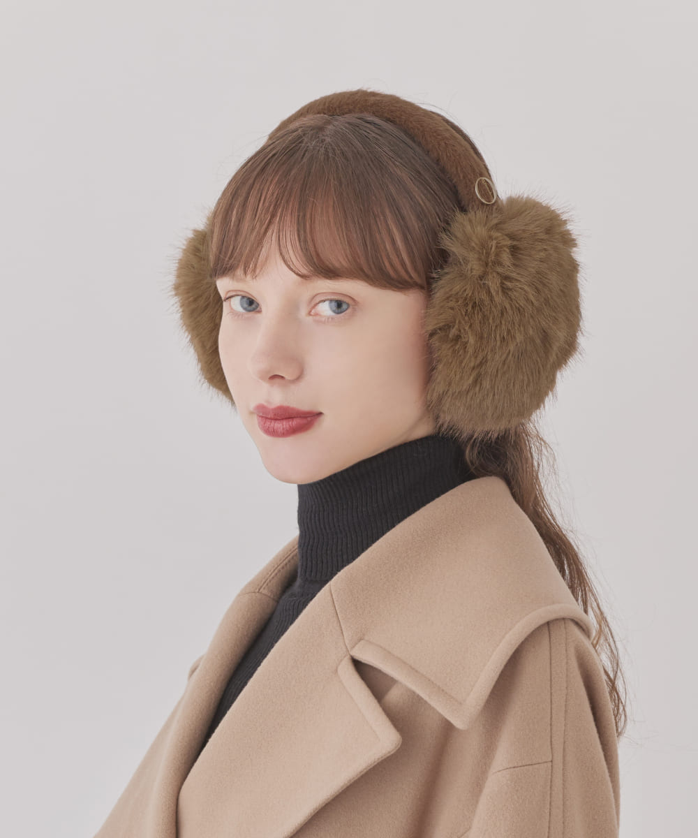 Chapeau d' O  Fox Fake Fur Earmuff