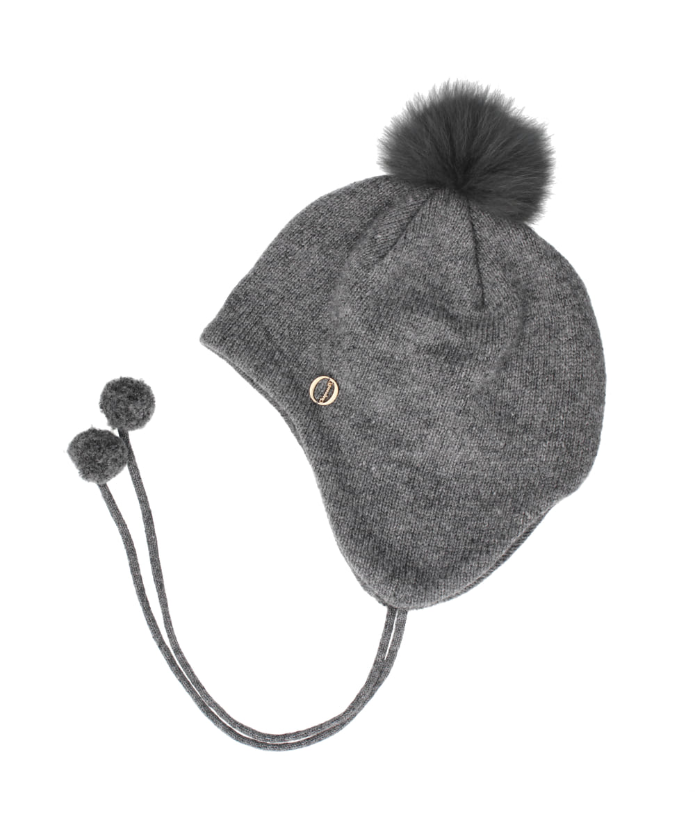 Chapeau d' O  Fox Pom Knit Guide