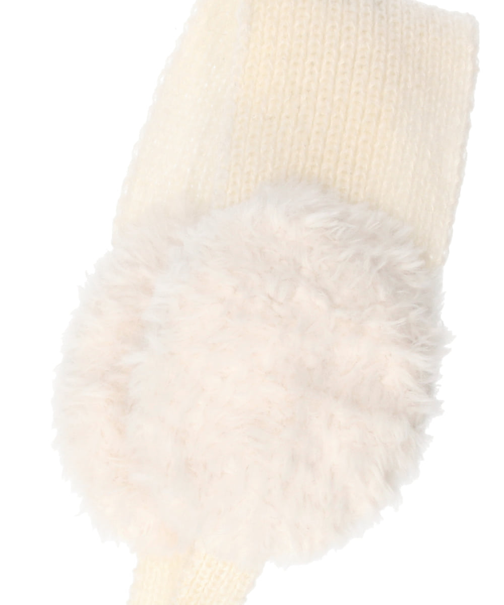 OVERRIDE  FUR YARN KNIT EAR MUFF SG — 商品写真 16