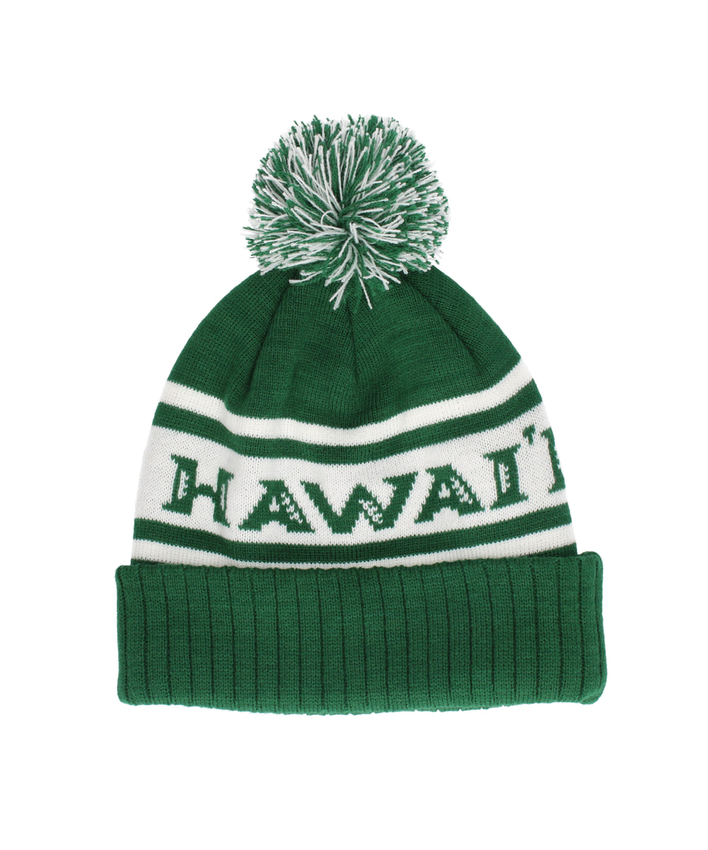 UNIVERSITY OF HAWAII JAQ KNIT WATCH | 57cm～59cm(98) DK GREEN (51