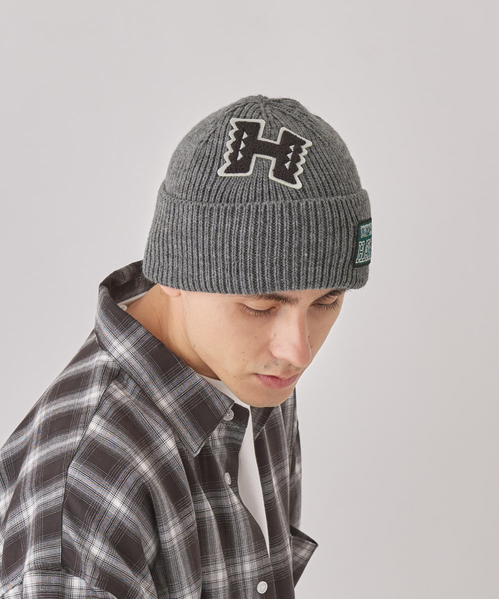 UNIVERSITY OF HAWAII WAPPEN KNIT WATCH | 57cm～59cm(98) DK GRAY
