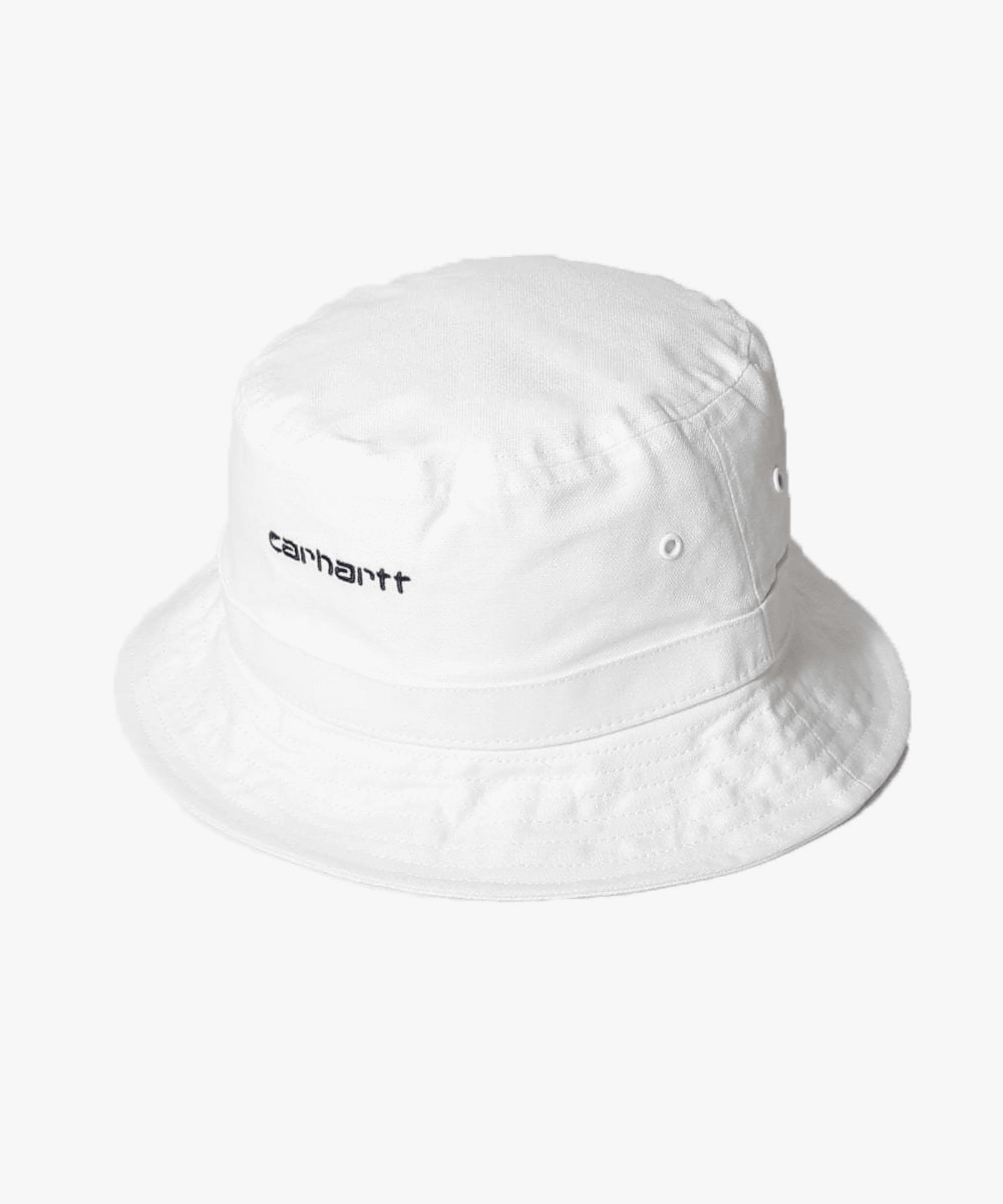 carhartt SCRIPT BUCKET HAT | M/L(08) Black / White(01) | Carhartt 