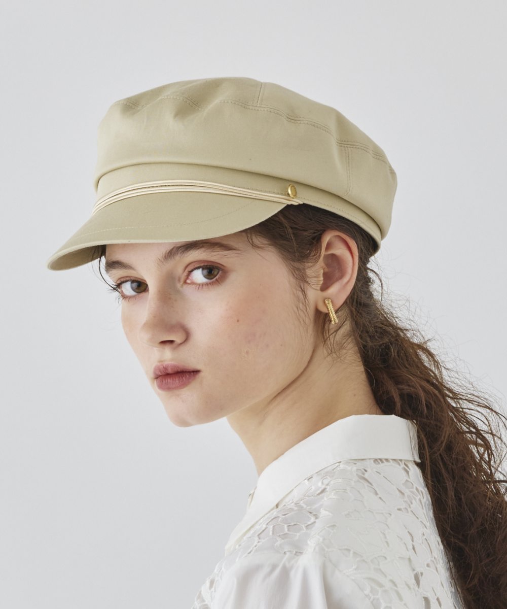 Chapeau d' O Satin Over Marine Cas | 57.5cm(75) BEIGE(93 