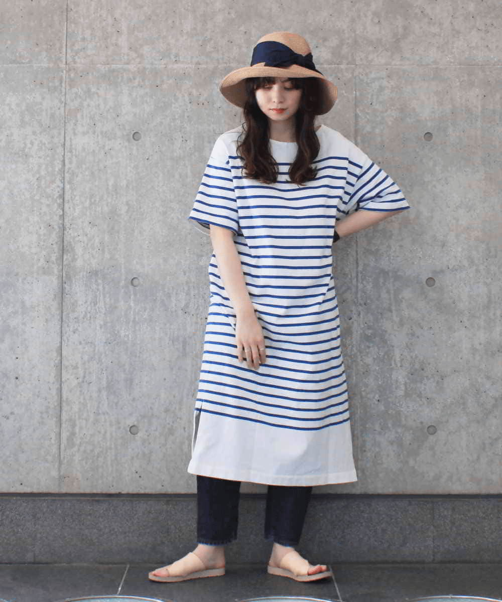NAVY 身長：156cm　着用サイズ：57cm