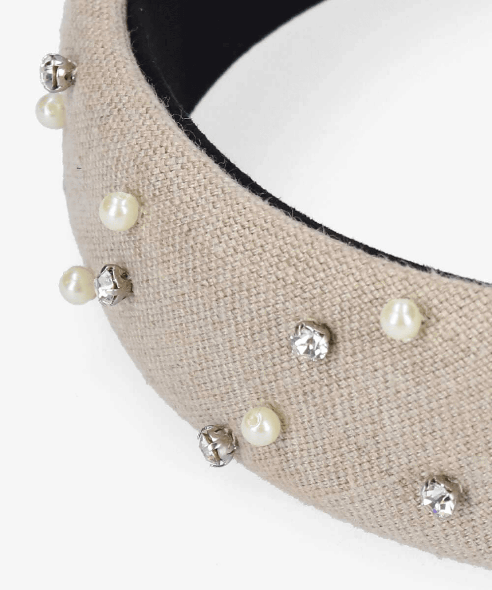 Chapeau d' O Pearl Headband | FREE(99) GREEN(53) | Chapeau d' O