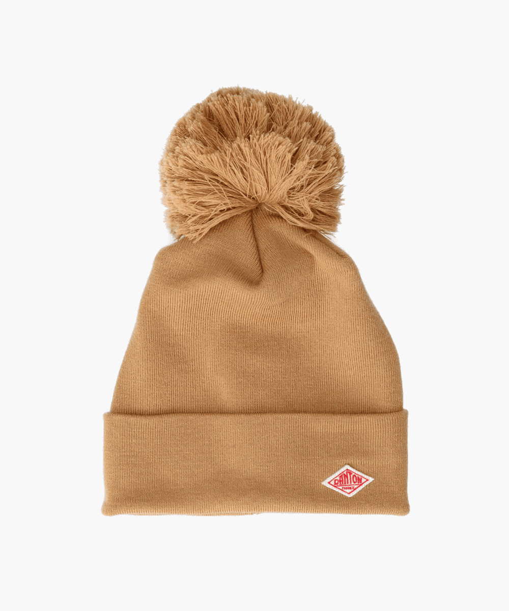 DANTON PON KNIT CAP | F(98) CAMEL(93) | DANTON / ダントン | ニット