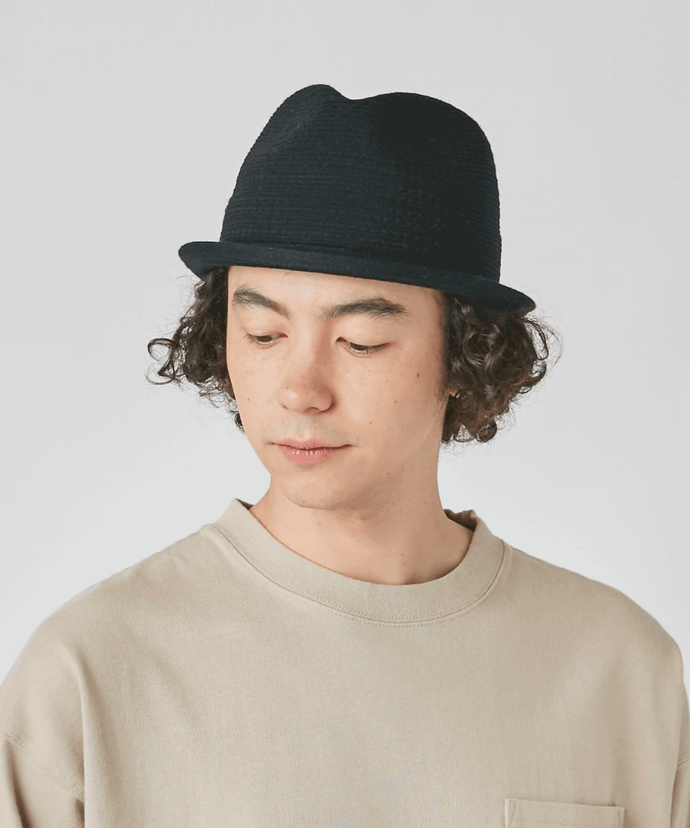 OVERRIDE  LINKS KNIT FEDORA W.BLEND
