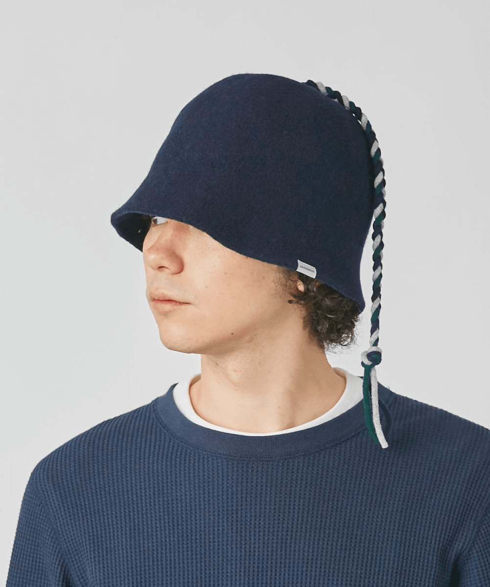 OVERRIDE  BRAID TRIM SAUNA HAT