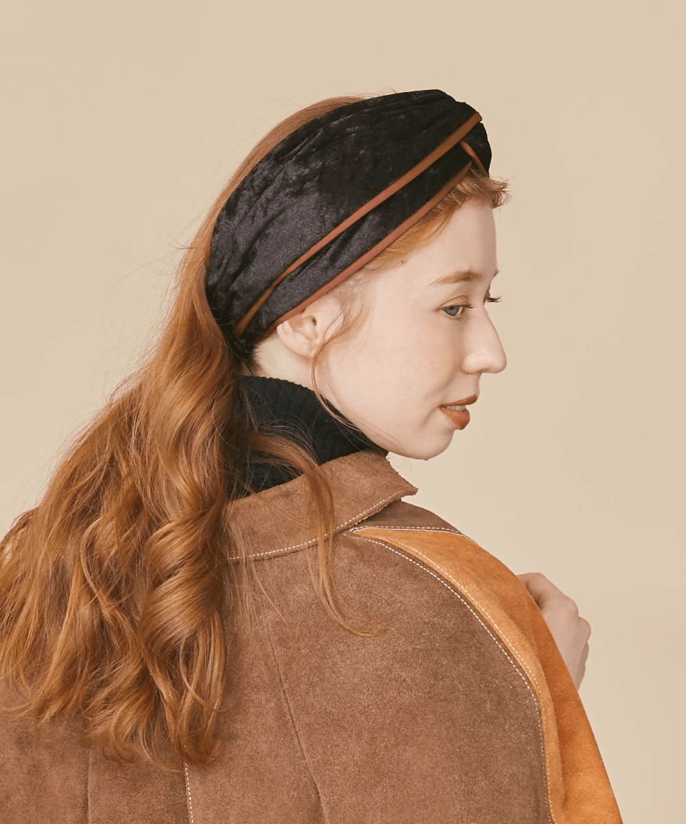 BLACK 　頭囲：54.5cm 着用：56cm～58cm
