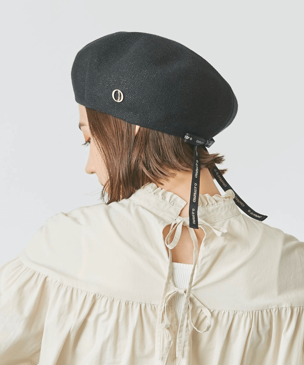 BLACK 　頭囲：56cm 着用：57.5cm