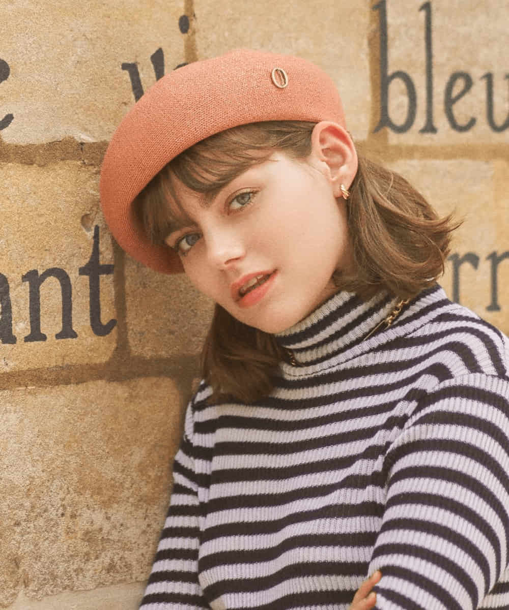 Chapeau d' O  Logo PT Ribbon TH Beret
