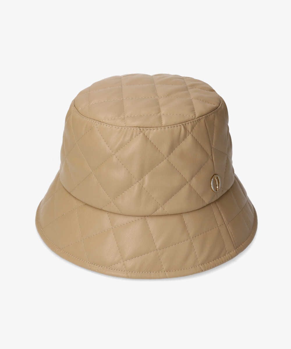 Chapeau d' O  Fake Leather Quilt Bucket