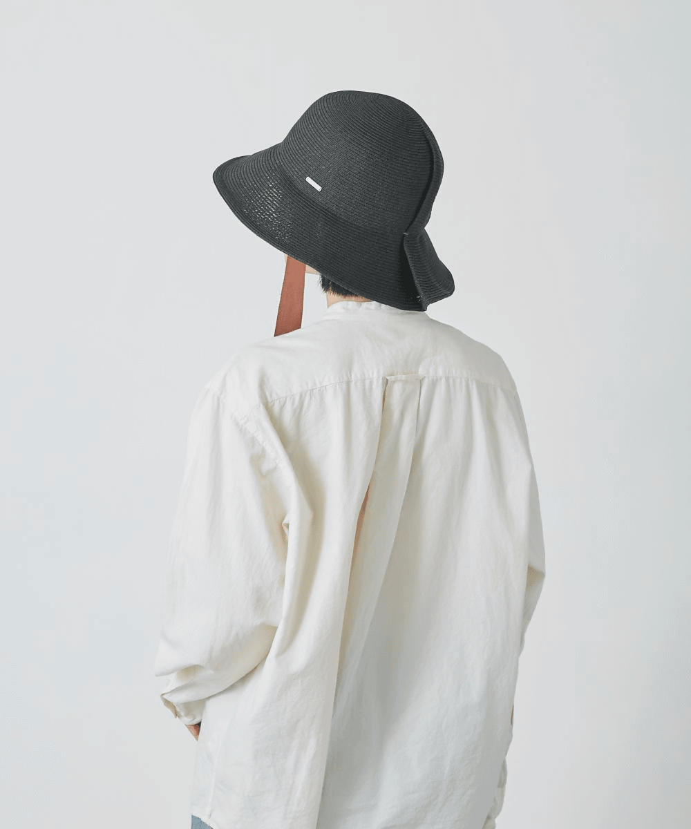 BLACK 　頭囲：54.5cm 着用：57.5cm
