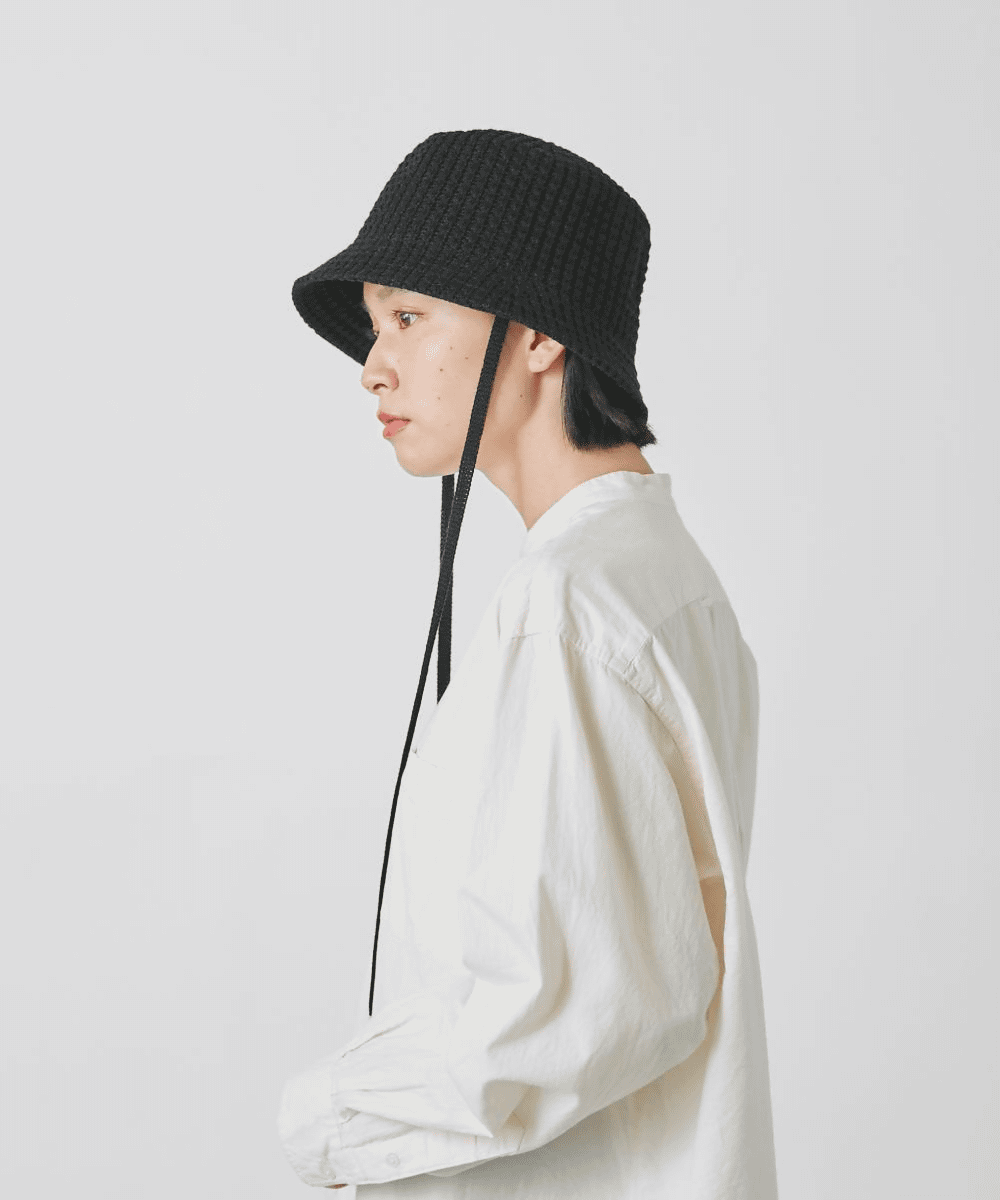 BLACK 　頭囲：54.5cm 着用サイズ：58cm