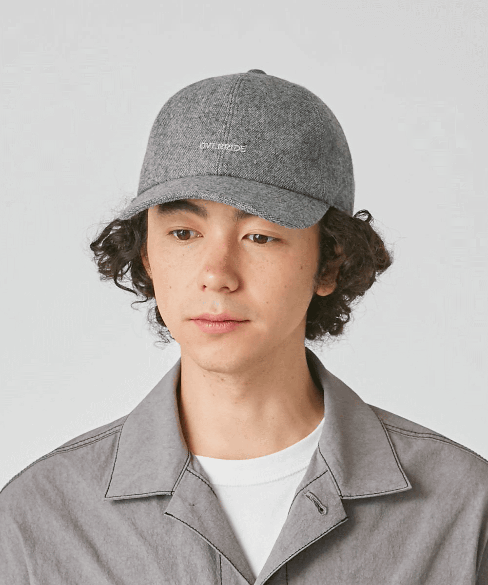 OVERRIDE  JAPAN TWEED 6P CAP