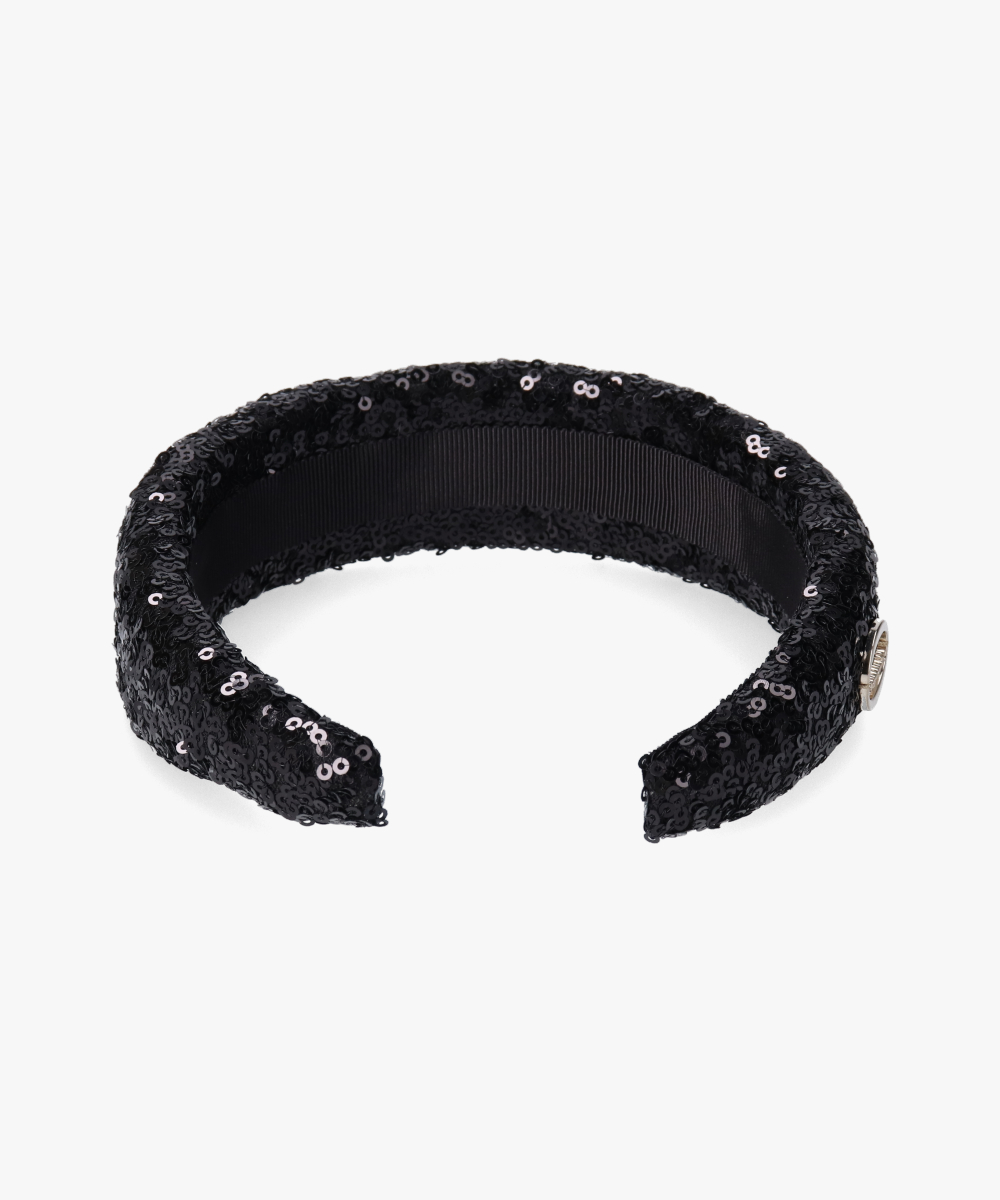 Chapeau d' O Spangle Headband | FREE(99) BLACK (01) | Chapeau d' O 