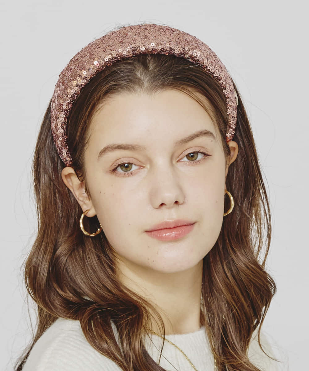 Chapeau d' O Spangle Headband | FREE(99) BLACK (01) | Chapeau d' O 