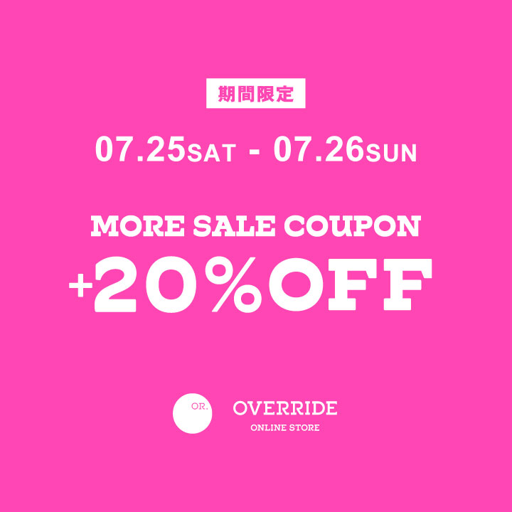 《SALE商品が更にお得に！》会員様限定20％OFFクーポン！