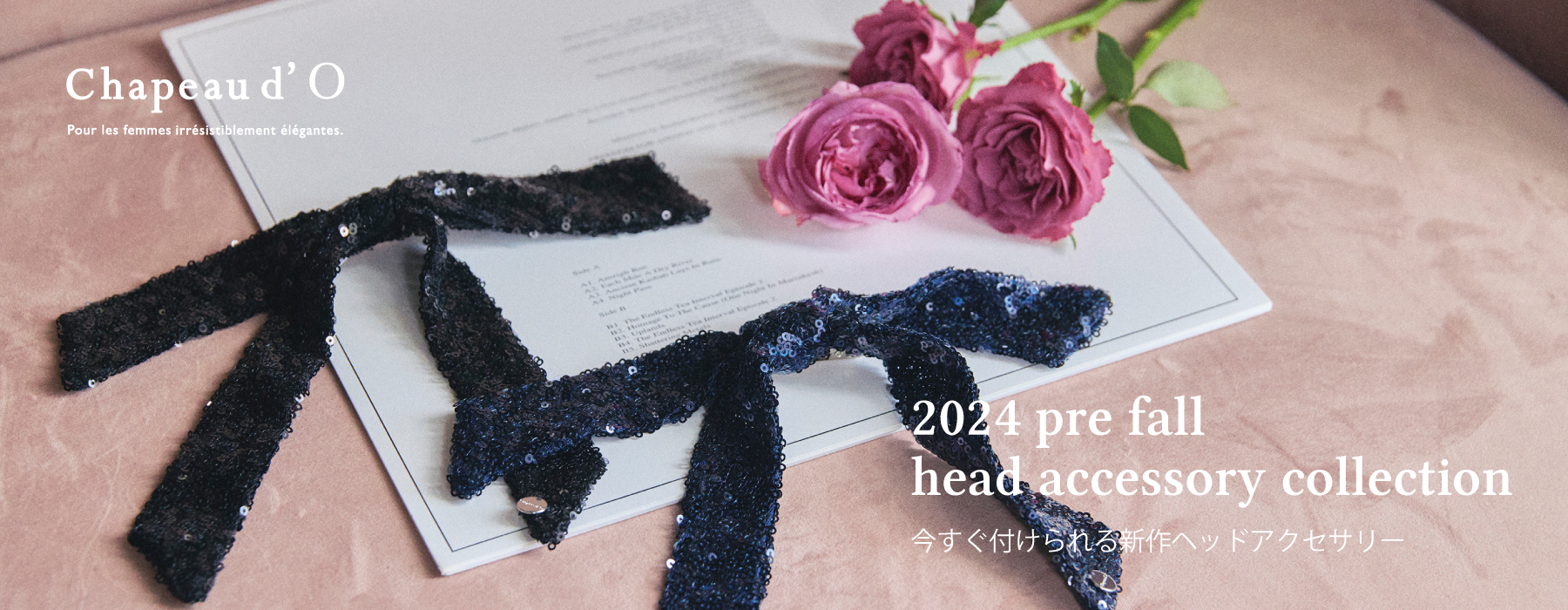 Chapeau d’ O 2024 pre fall head accessory collection